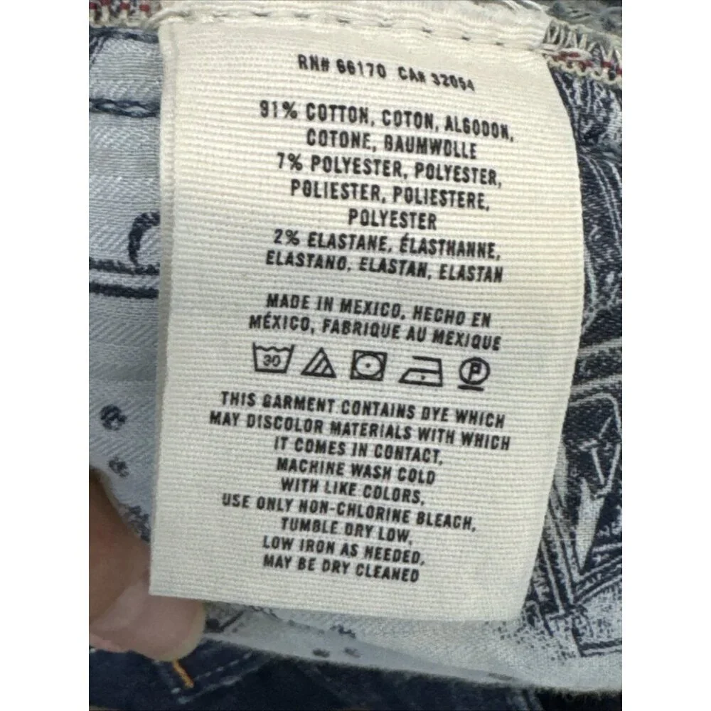 Anthropologie Pilcro and the Letterpress Women's 30 Stet‎ Fit Blue Jeans 33" - Picture 14 of 16